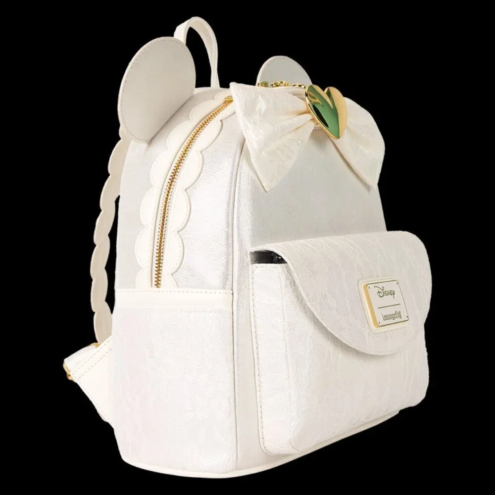 Disney Loungefly Minnie Mouse Wedding Mini Backpack